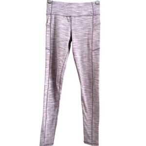 Kyodan Size XS Leggings-Heathered Pink‎ Color-Super Soft-EUC